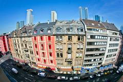 Frankfurt nad Mohanem nádražní čtvrť