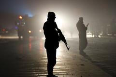 Afghánský policista.