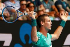 Tomáš Berdych ve čtvrtfinále Australian Open 2016