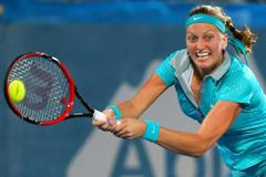 Petra Kvitová na turnaji v Sydney 2015