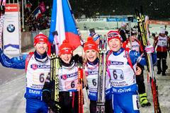 MS v biatlonu 2015, vítězný český tým