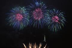 Ohňostroj nad Vítkovem