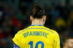 Zlatan Ibrahimovic v kvalifikaci na Euro 2016