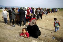 Uprchlíci v Idomeni