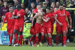 Liverpool na hřišti Norwiche, Premier League 2015/2016
