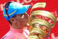 Slavící Vincenzo Nibali na Giro d´Italia