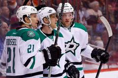Dallas Stars, ALEŠ HEMSKÝ, RADEK FAKSA, ANTOINE ROUSSEL
