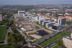 Stavba mrakodrapů na Pankráci