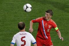 Aršavin a Hubník (Česko - Rusko)