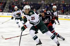 NHL, Jonas Brodin (Minnesota), Lukáš Sedlák (Columbus)