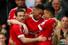 Anthony Martial, Jesse Lingard a Juan Mata