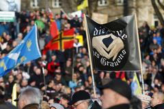 Demonstrace - Pegida - Drážďany