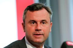 Prezidentský kandidát FPÖ Norbert Hofer.