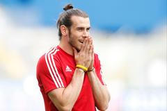 Gareth bale na tréninku Walesu