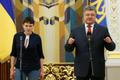 Nadija Savčenková a Petro Porošenko