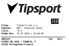 Tiket euro Tipsport finale prodlouzeni