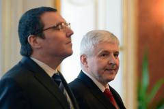 Jiří Rusnok a Miroslav Singer