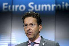 Prezident Euroskupiny Jeroen Dijsselbloem na TK