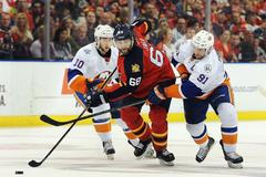 Play off NHL: Florida - NY Islanders (Jaromír Jágr)