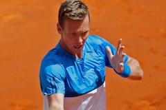 Tomáš Berdych na masters v Madridu 2016