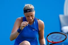 Petra Kvitová v osmifinále turnaje v Eastbourne