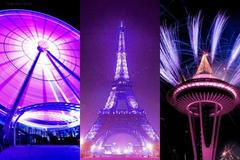 Koláž Prince - Pietní místa - Twitter