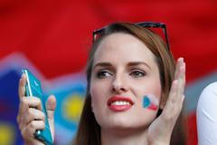 Euro 2016, Česko-Chorvatsko: česká fanynka