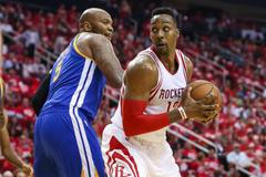 NBA: Playoffs-Golden State Warriors at Houston Rockets, Dwight Howard
