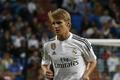 Real Madrid's Martin Odegaard controls the ball during their Spanish first division soccer match against Getafe at Santiago Bernabeu stadium in Madrid