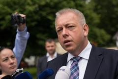 Milan Chovanec na schůzce s Milošem Zemanem v Lánech