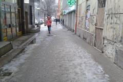 sníh a chodníky v Praze