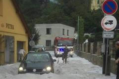 Hořovice - Zámecká ulice po bouři 23. 5.