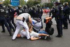 Polští fanoušci v Marseille