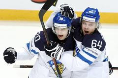 MS 2016, Rusko-Finsko: finská radost (Sebastian Aho a Mikael Granlund)