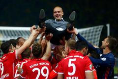 Pep Guardiola po vítězném pohárovém finále (2016)