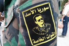 Sýrie - nášivka se syrským prezidentem Bašárem Asadem