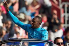 Jamajský blesk Bolt znovu učaroval Ostravě, v autě i na dráze