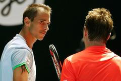 Lukáš Rosol a Stan Wawrinka na Australian Open