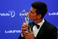 Novak Djokovič s cenou Laureus 2016