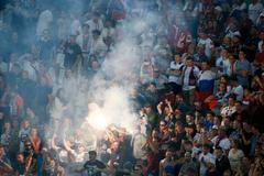 Rusko Anglie útok fanoušků Ruska England v Russia - EURO 2016 - Group B