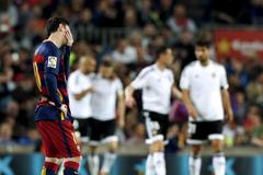 Smutný Lionel Messi (2016)