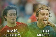 H2H - fotbal - ME 2016 - Rosický vs Modrič
