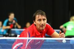 Český stolní tenista Dmitrij  Prokopcov