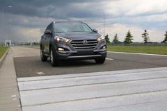 Testovací dráha Hyundai Nošovice - povrch beton