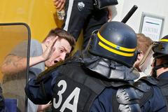 Střely v Lille po zápase Rusko vs. Slovensko