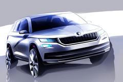 Škoda Kodiaq - skica přídě