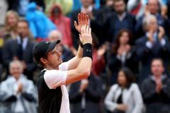 Andy Murray slaví vítězství na turnaji v Římě