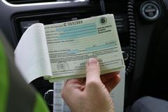 Policejní octavie v akci - bloky