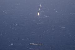 Toufar: Přistání rakety na moři je přelom v kosmonautice, plošina měla velikost fotbalového hřiště