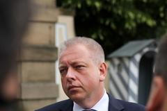 Milan Chovanec na schůzce s Milošem Zemanem v Lánech